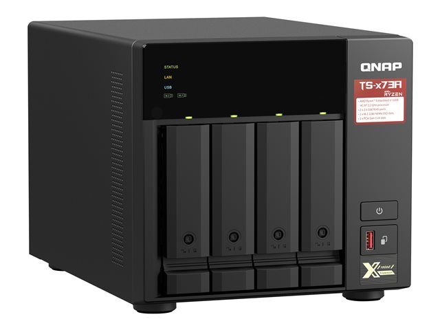 QNAP TS-473A-8G 4-Bay 2.5GbE NAS (AMD Ryzen V1500B, 8 GB DDR4)