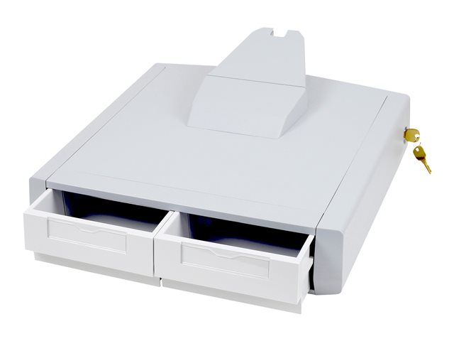 Ergotron Primary Storage Drawer, Double – Grau/Weiß